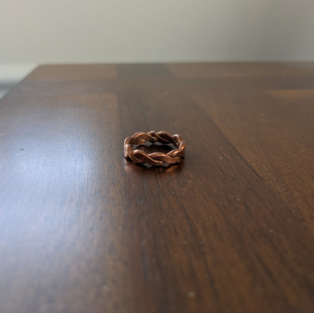Copper Twist Ring